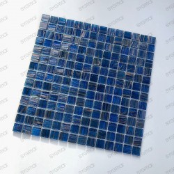 Mosaico pasta de vidrio azulejo pasta de vidrio 1 placa modelo Plaza Azur