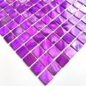 mosaic of Pearl tile shower bath Pearl model NACARAT VIOLET