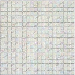 Tile glass mosaic wall and floor model Imperial Blanc