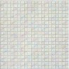 Tile glass mosaic wall and floor model Imperial Blanc