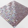 Mosaic glass tile shower and bathroom model Imperial Violet