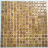glass mosaic tiles bathroom and shower model Plaza Ocre