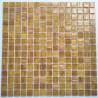 glass mosaic tiles bathroom and shower model Plaza Ocre