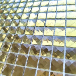 Diamond effect glass mosaic tile wall model Adama Or