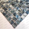azulejo de mosaico de perlas perlas de baño Nacarat Gris