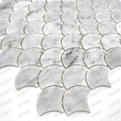 Scalefish marble tile mosaic for wall and floor Timpa