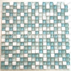 Tile mosaic glass and stone...