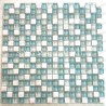 Tile mosaic glass and stone Italian shower 1 sheet Acana