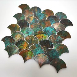 Mosaico de Pared de Aluminio Melkior - Diseño Moderno