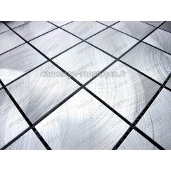 carrelage mosaique aluminium 1 plaque ALU 48