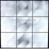 carrelage mosaique aluminium 1 plaque ALU 98