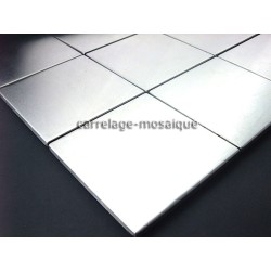 carrelage inox mosaique inox 1 plaque REGULAR 48