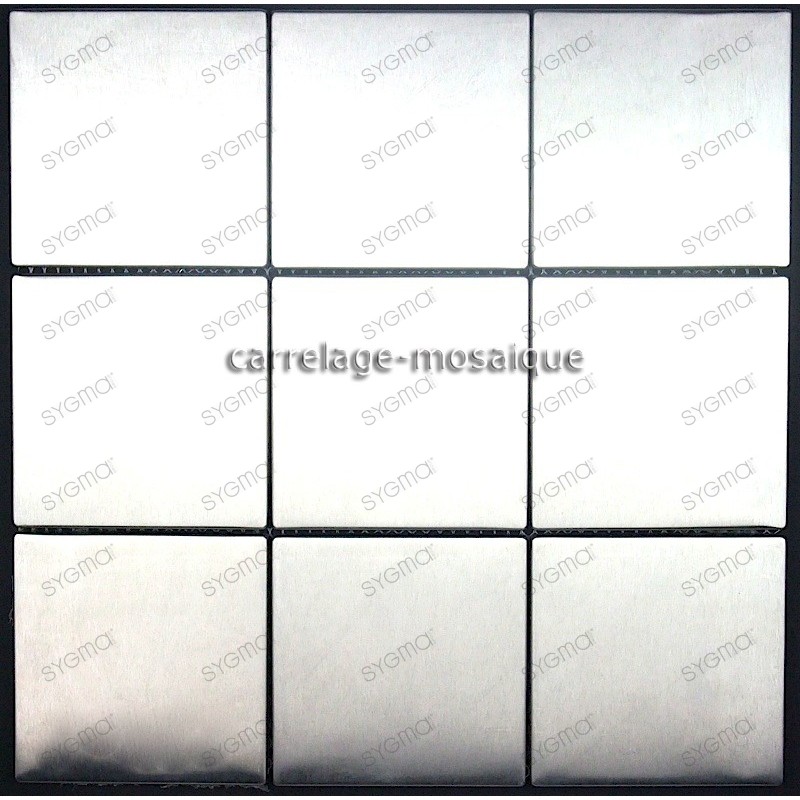 carrelage inox mosaique inox 1 plaque REGULAR 98