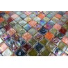 Mosaic tiles glass plate mosaiqe shower Arezo Reglisse