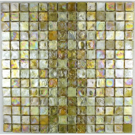 Mosaic tiles glass plate mosaic shower Arezo Jaune