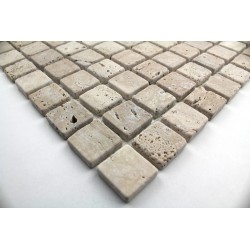 Mosaique carrelage verre 1 plaque NOIR MIX