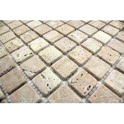 Mosaique carrelage verre 1 plaque NOIR MIX