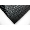 mosaique verre carrelage effet miroir 1 plaque REFLECT NOIR