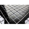 mosaique verre carrelage effet miroir 1 plaque REFLECT NOIR