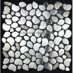 Pebble stainless mosaic tile for backsplash or bathroom GALET