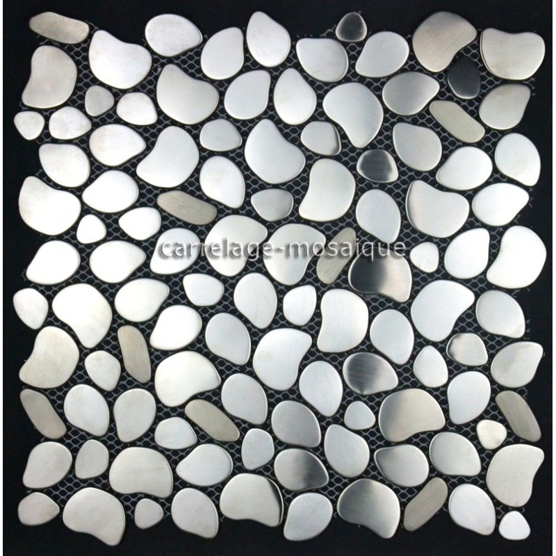 Pebble stainless mosaic tile for backsplash or bathroom GALET