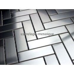 carrelage inox mosaique inox 1 plaque REGULAR 48