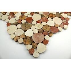 Mosaique carrelage verre 1 plaque NOIR MIX