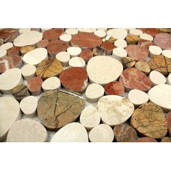 Mosaique carrelage verre 1 plaque NOIR MIX