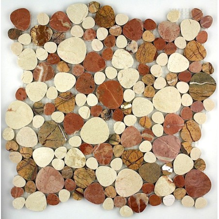 Mosaique carrelage verre 1 plaque NOIR MIX