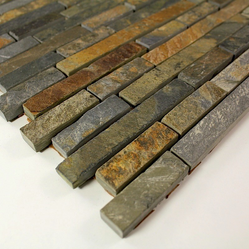 mosaique carrelage ardoise pierre YENDI BLEND