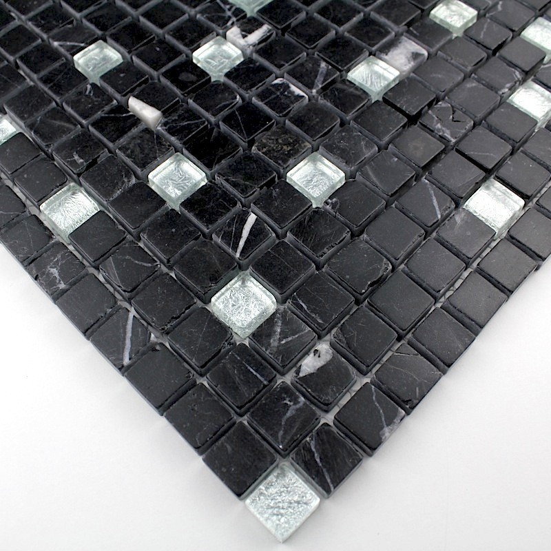 Malla mosaico azulejo Mandala Silver