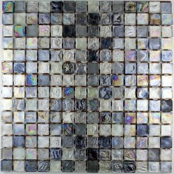 Mosaique carrelage verre Arezo Gris