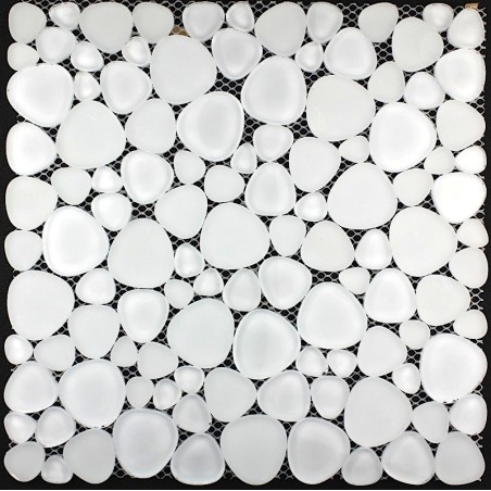 Mosaique carrelage verre 1 plaque NOIR MIX Mosaique carrelage verre 1 plaque NOIR MIX