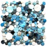 mosaique nacre carrelage REDONDO BLEU