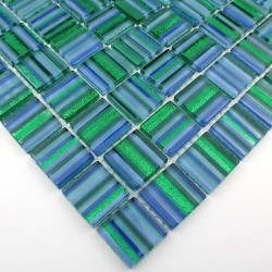 carreage mosaique en verre CANDY VERT