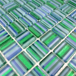 carreage mosaique en verre CANDY VERT