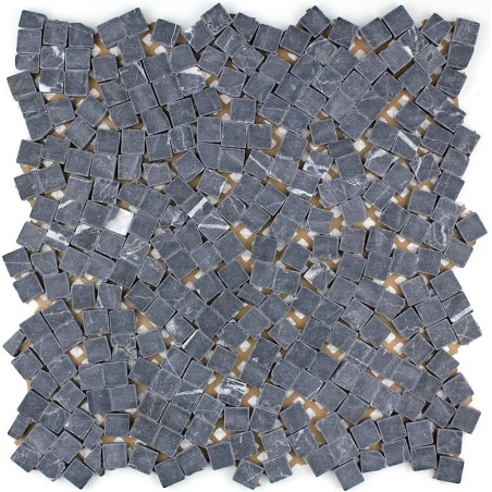Mosaique carrelage pierre 1 plaque LULLI NOIR Mosaique carrelage pierre 1 plaque LULLI NOIR