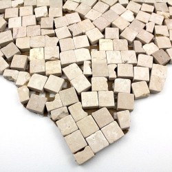 Mosaique carrelage pierre 1 plaque Sultan Beige