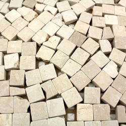 Mosaique carrelage pierre 1 plaque Sultan Beige