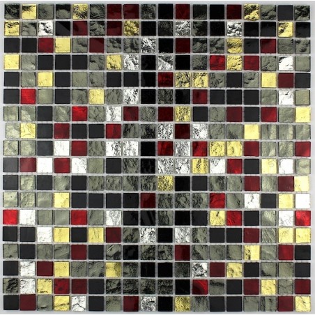 mosaico ducha vidrio mosaic Muro baño y cocina Strass Dium
