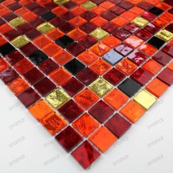 mosaic tiles glass shower bath model Strass Chika