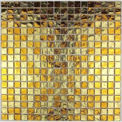 mosaic tiles glass shower bath model Strass Gold